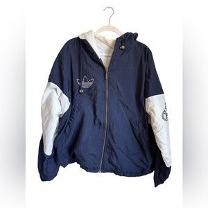 Vintage Adidas Originals Hooded Windbreaker Jacket